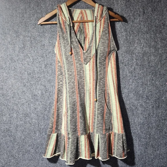 Free People | Dresses | Free People Pleated Hem Hooded Halter Dress Sz S |  Poshmark